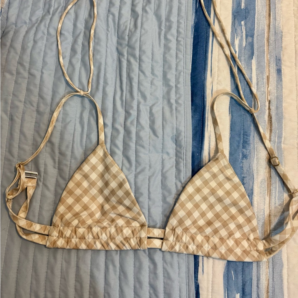 Montce Spring Gingham Palua Top